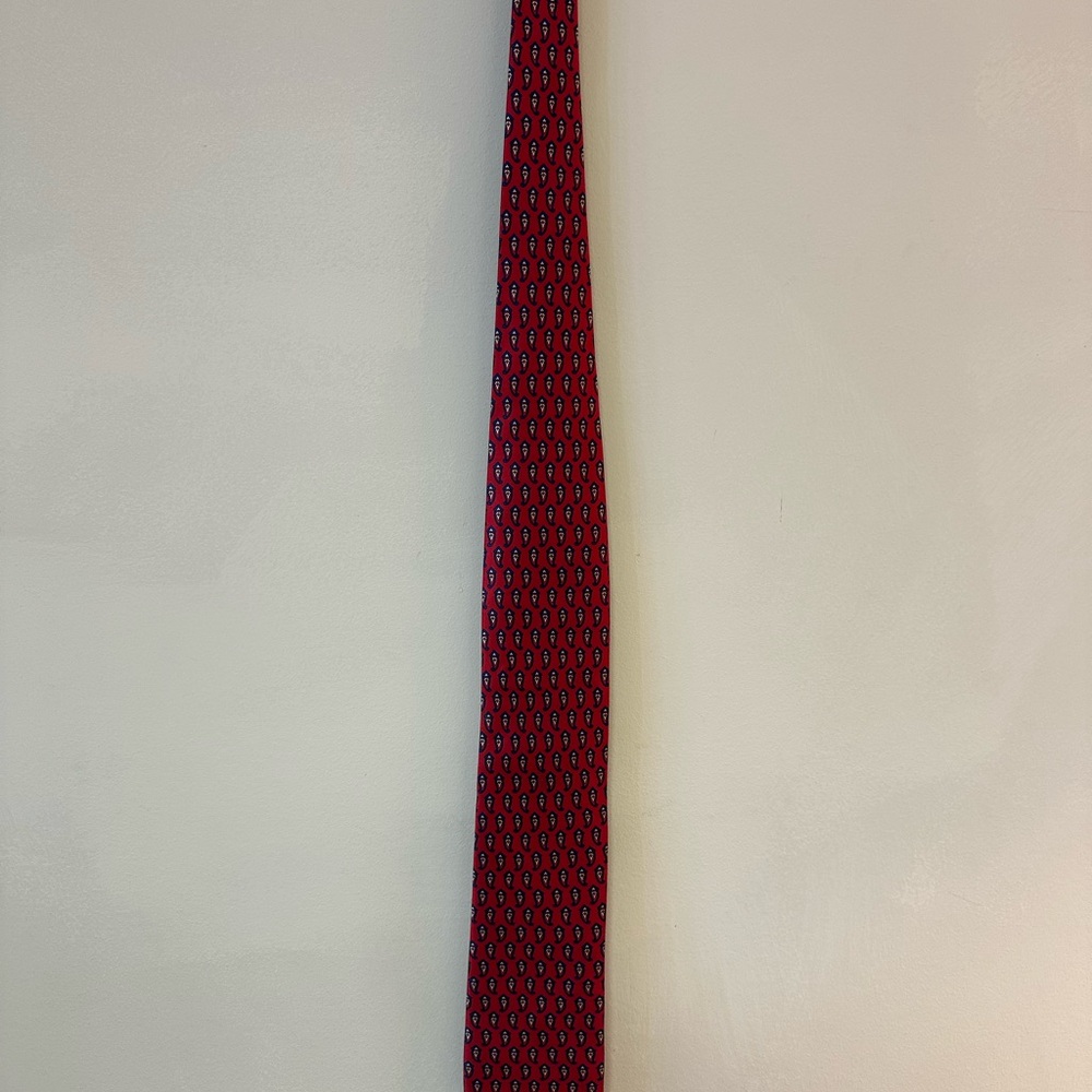 Brioni Red Patterned Tie